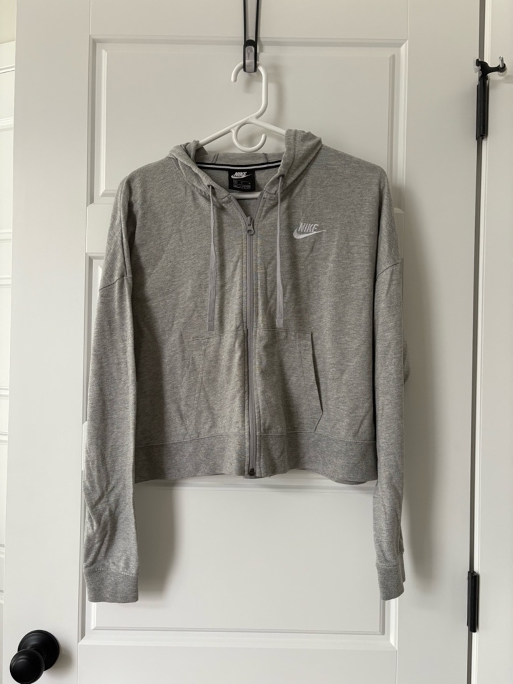 Nike Lightweight Grey Zip-Up Hoodie (M)